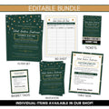 silent auction bidding sheets